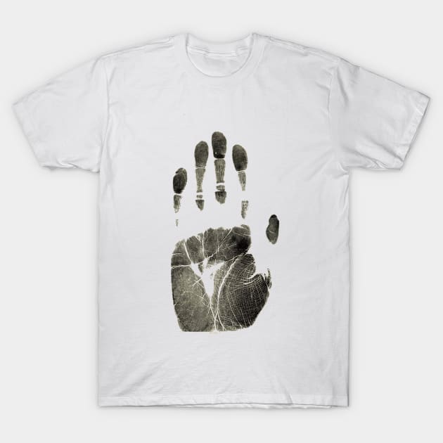 Hand Print T-Shirt by DogfordStudios